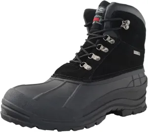 Tanleewa Waterproof Men Snow Boots Leather Winter Shoes Non-Slip Insulated Warm Winter Boots Fashion Boots