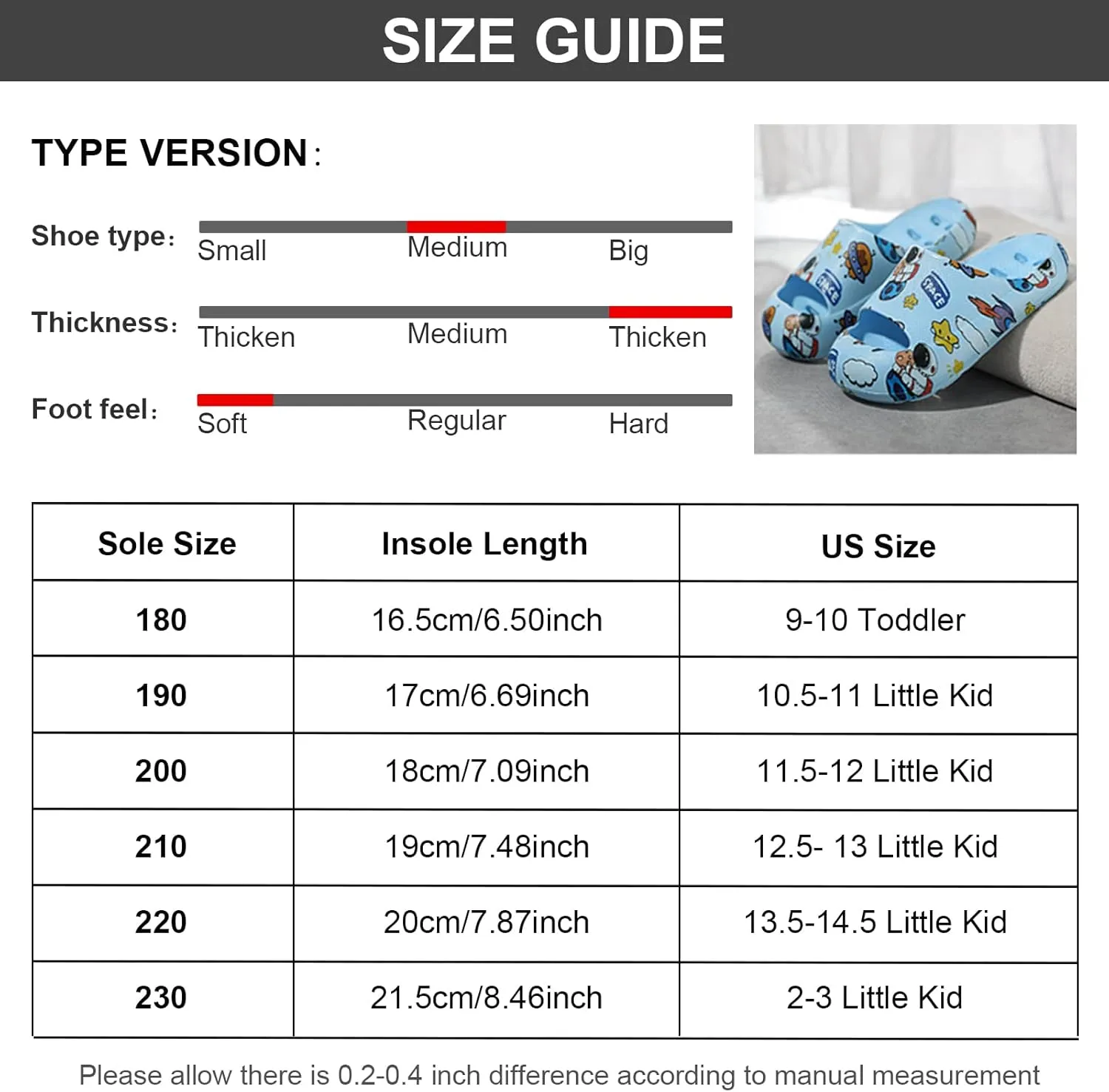 techcity Boys Girls Slide Sandals Soft Cushioned Thick Sole Non-slip Summer Slippers Quick Drying Bathroom Shower Pool Beach Sandals for Toddler Little Kids