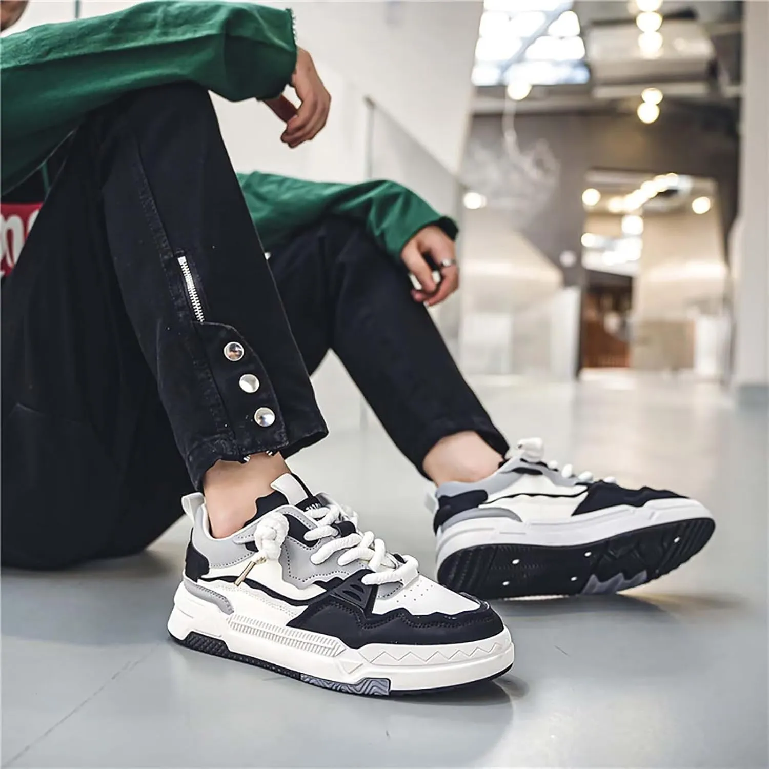 TERBOFIN Men's Fashion Sneakers Casual Walking Shoes Skate Shoes for Outdoor