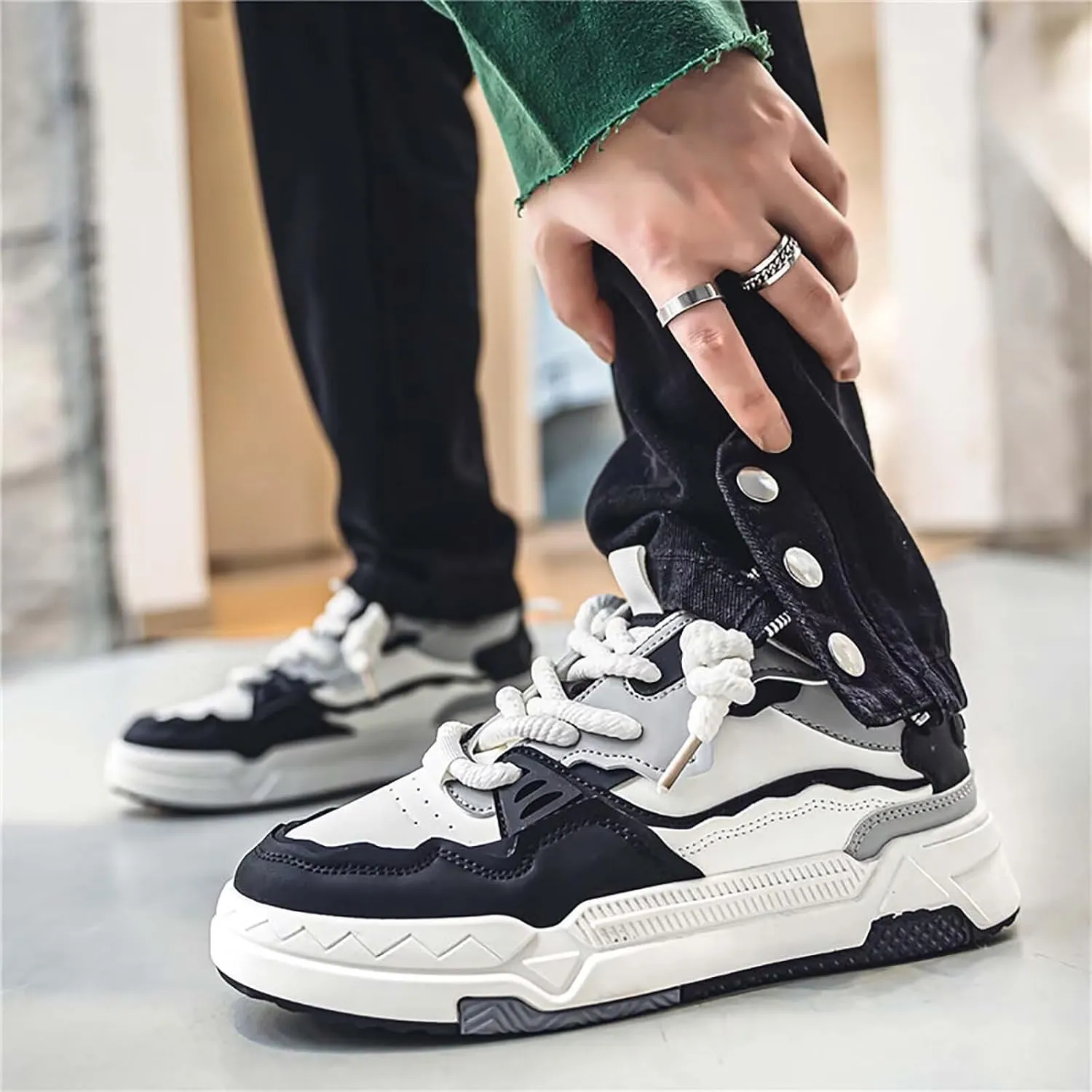 TERBOFIN Men's Fashion Sneakers Casual Walking Shoes Skate Shoes for Outdoor
