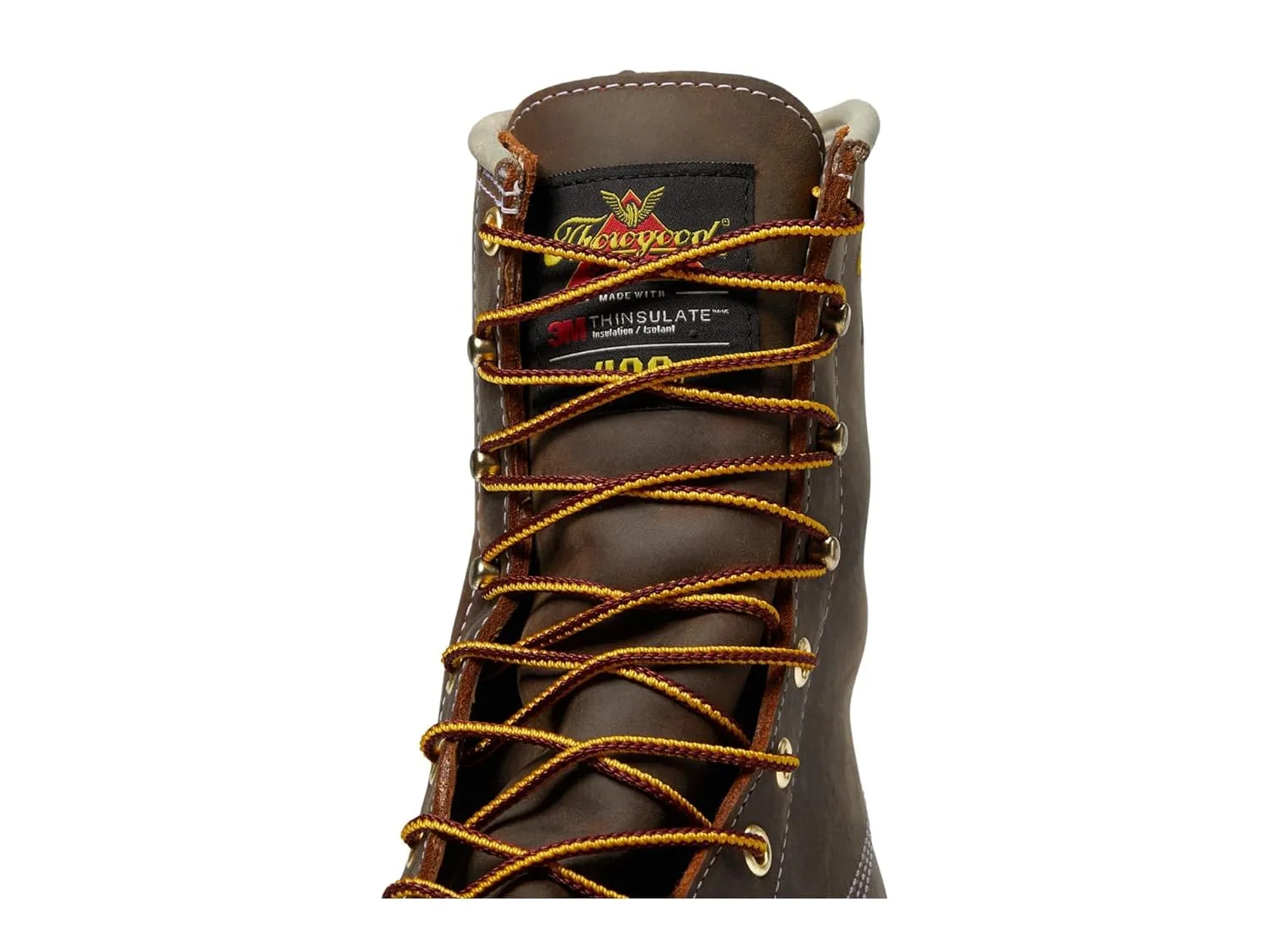 Thorogood American Legacy 8” Leather Waterproof Insulated Work Boots for Men with Composite Shank Non-Safety Toe Oil and Slip-Resistant Outsole, Crazyhorse - 7 D