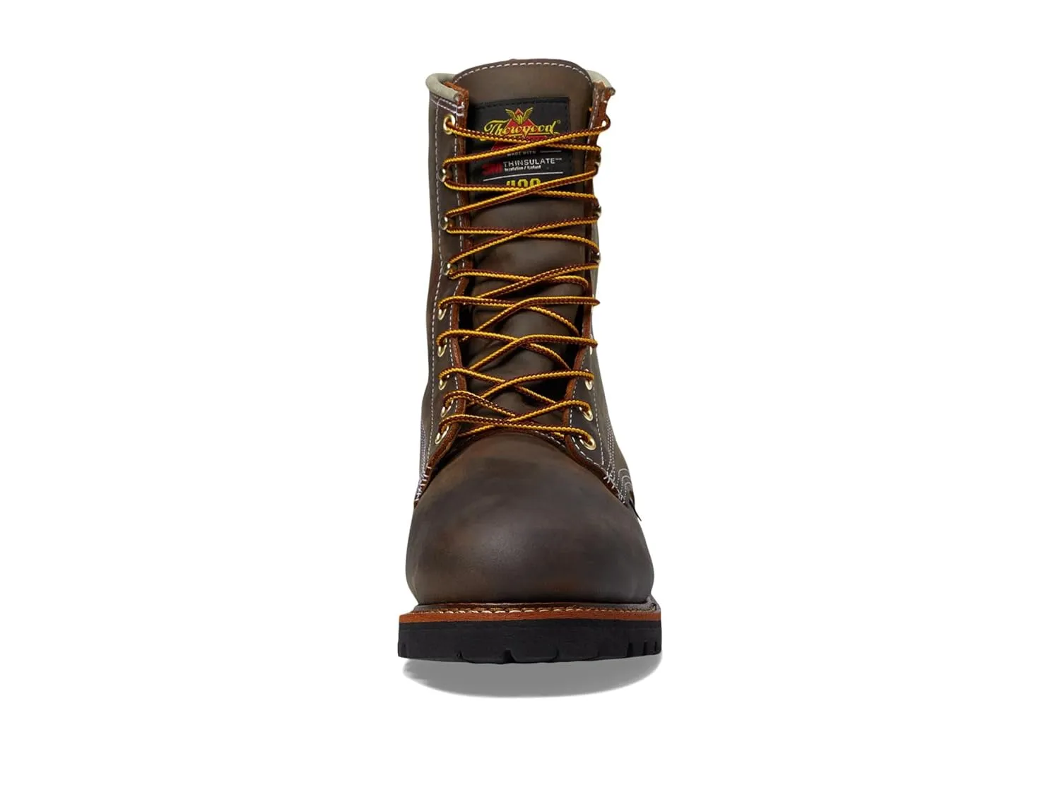 Thorogood American Legacy 8” Leather Waterproof Insulated Work Boots for Men with Composite Shank Non-Safety Toe Oil and Slip-Resistant Outsole, Crazyhorse - 7 D
