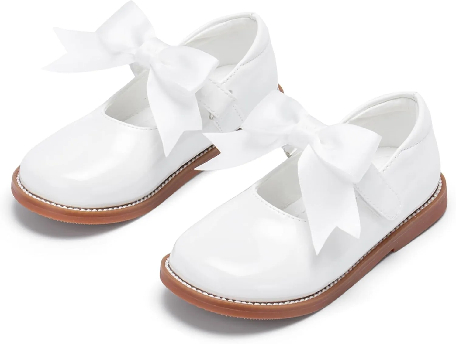 Toddler Girl Mary Jane Dress Shoes-Little Girl School Uniform Shoes for Wedding Party
