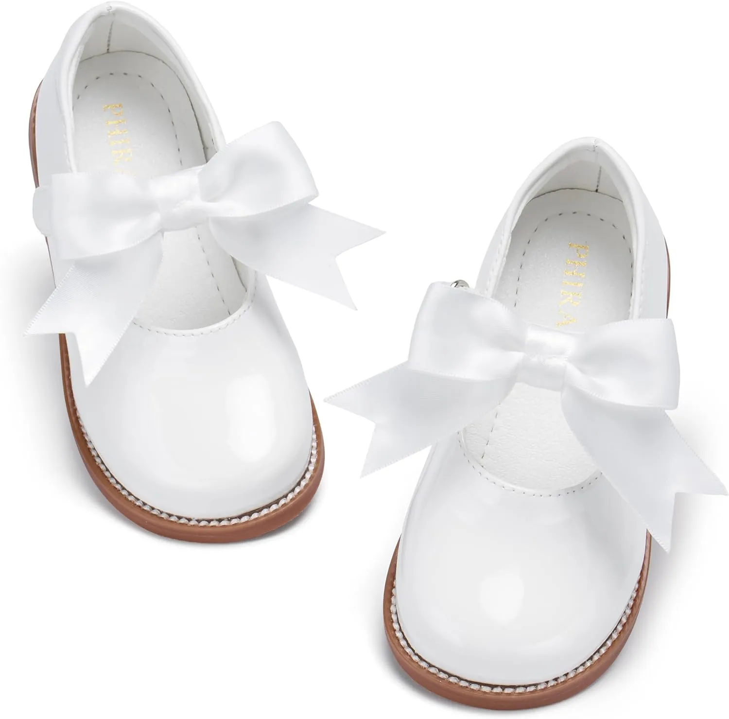 Toddler Girl Mary Jane Dress Shoes-Little Girl School Uniform Shoes for Wedding Party