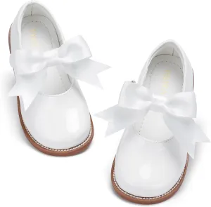 Toddler Girl Mary Jane Dress Shoes-Little Girl School Uniform Shoes for Wedding Party