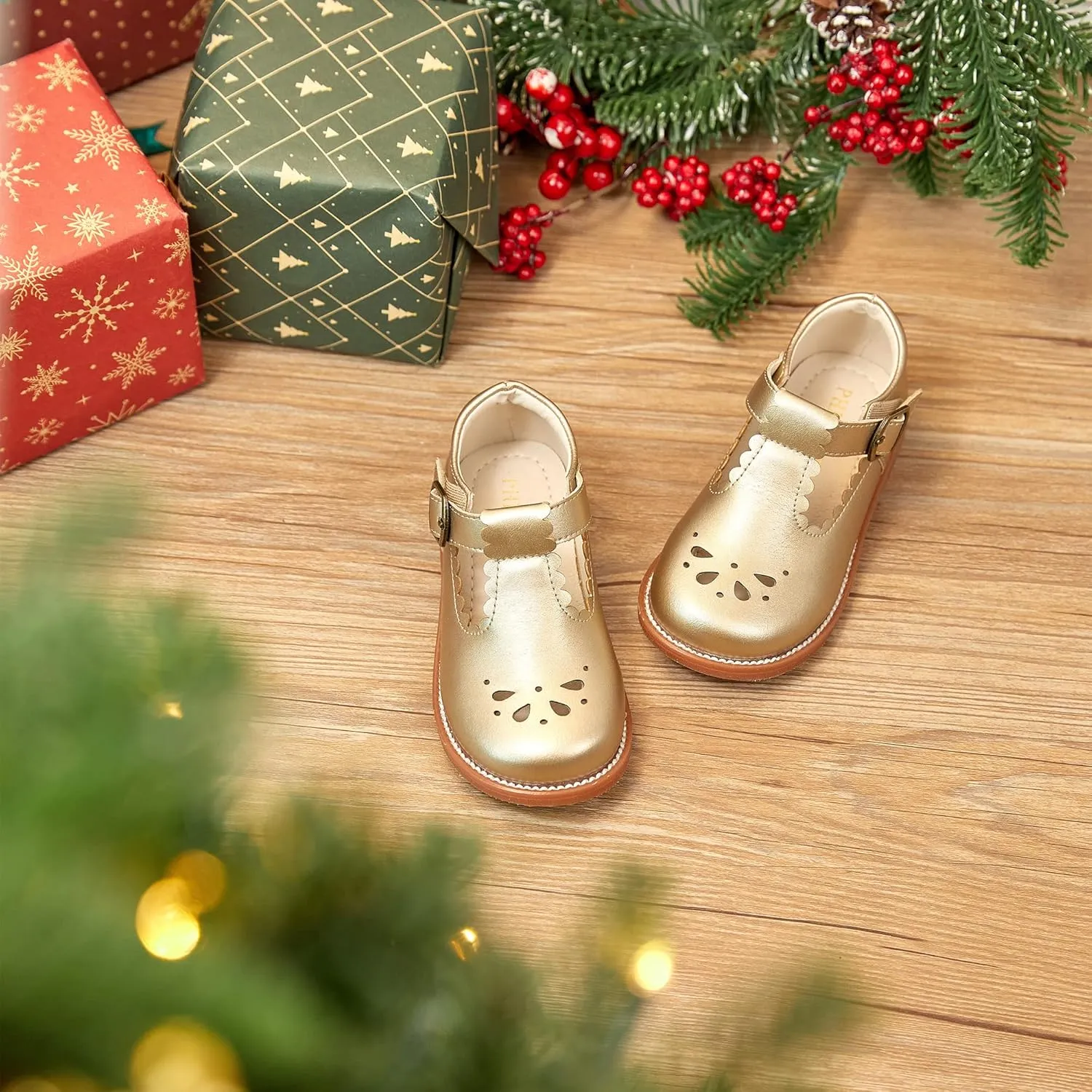 Toddler Girl Mary Jane Dress Shoes-Little Girl School Uniform Shoes for Wedding Party