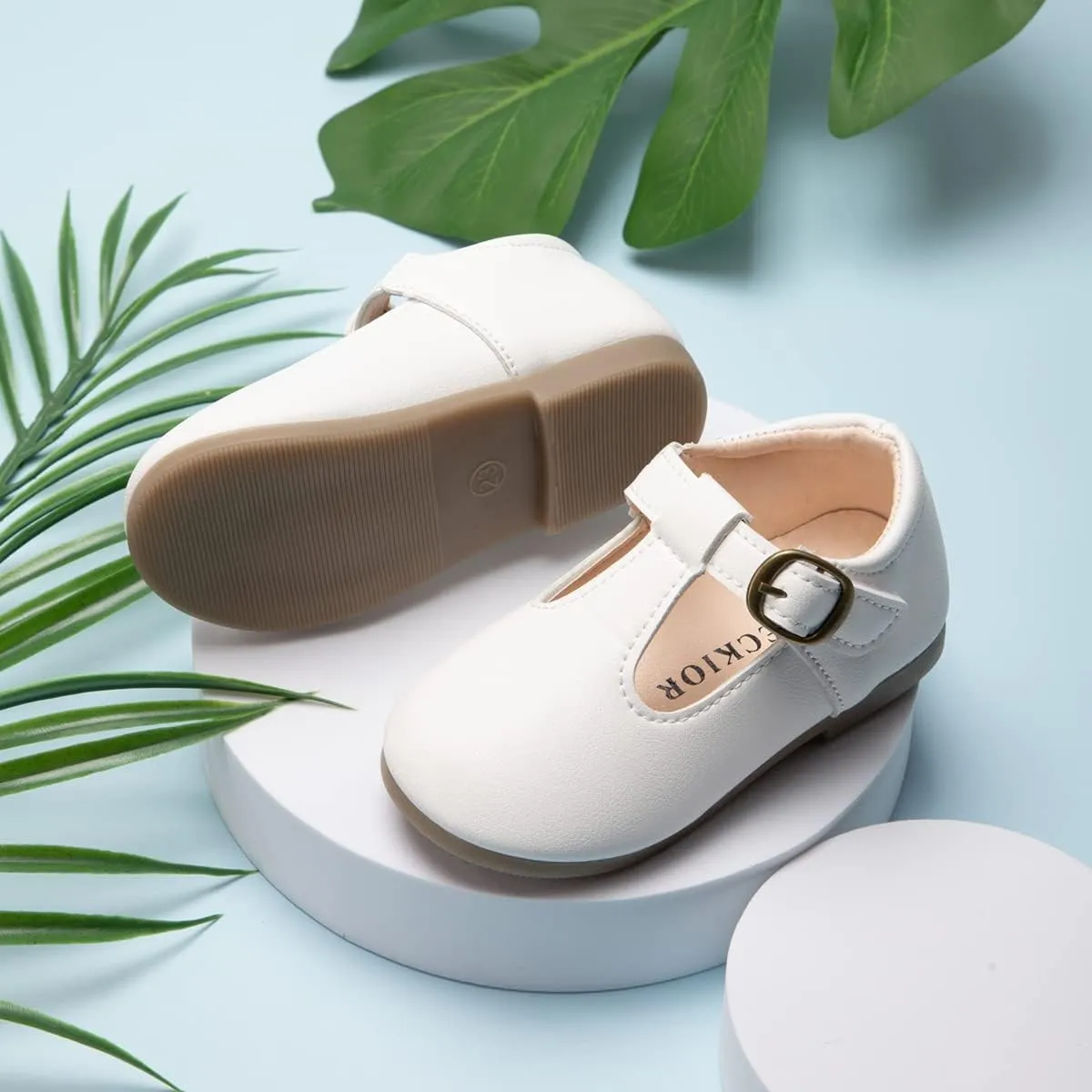 Toddler Girls Mary Jane Dress Shoes Ballet Bow Princess Dance Flats Casual Slip-on Wedding Party Back to School Shoes for Kids