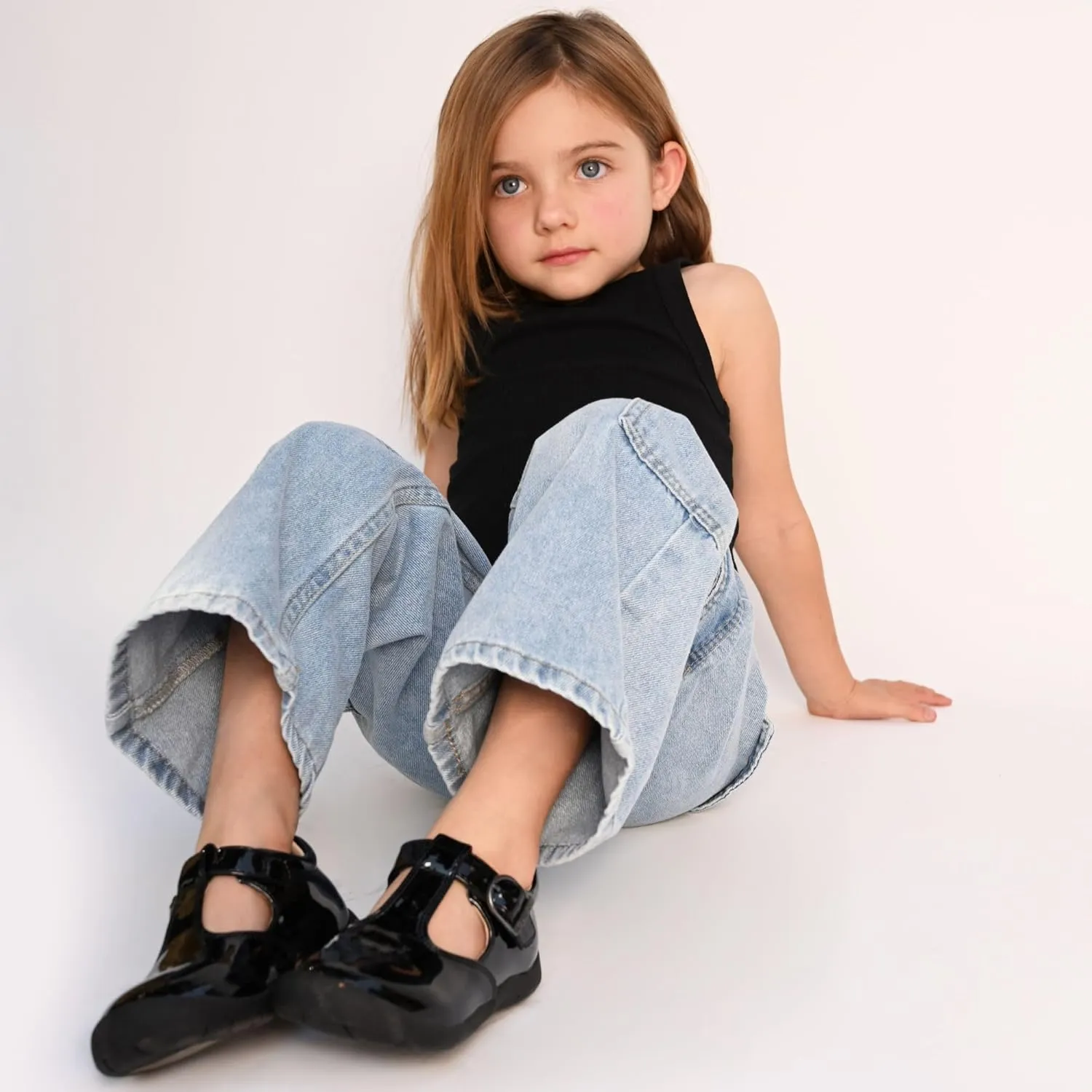 Toddler Mary Jane Shoes - Elegant Ballet Flats for Little Girls with Comfortable Support & Versatile Style for Parties & School