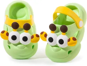Toddler Sandals Baby Boys Girls Slip On Shoes Summer Breathable Quick-Dry Lightweight Slides Sandals Infant Outdoor Non-Slip Walking Shoes