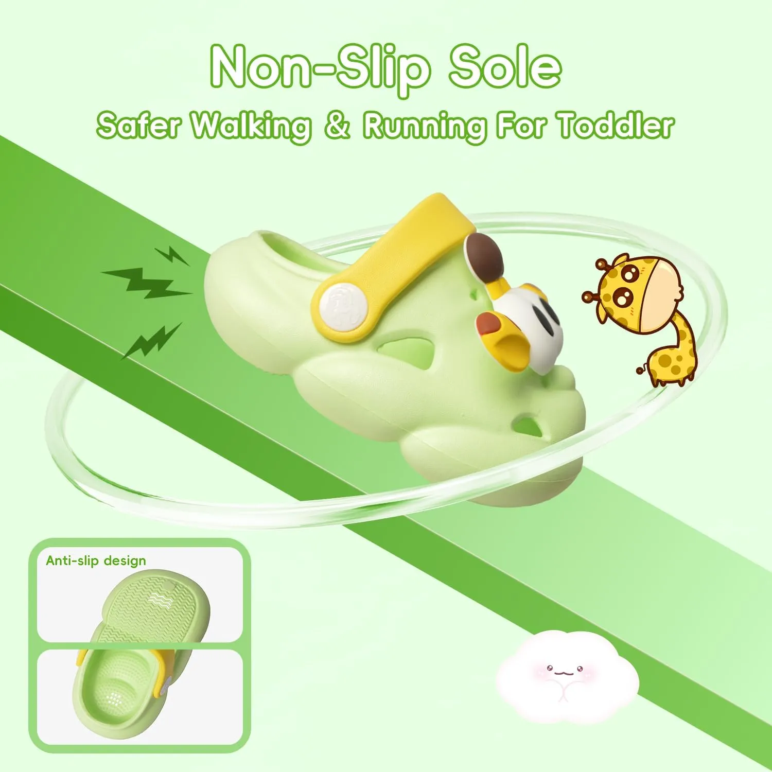 Toddler Sandals Baby Boys Girls Slip On Shoes Summer Breathable Quick-Dry Lightweight Slides Sandals Infant Outdoor Non-Slip Walking Shoes