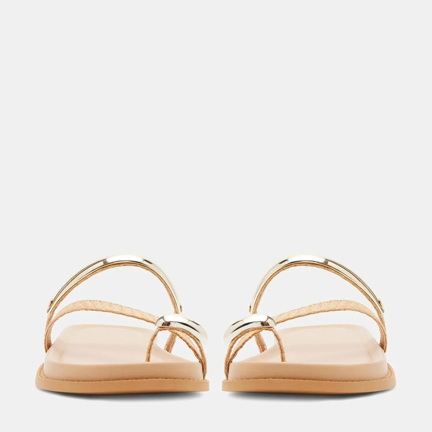 Toe Ring Thong Sandals for Women Open Toe Strappy Flat Sandals Casual Summer Dressy Beach Slide Sandals