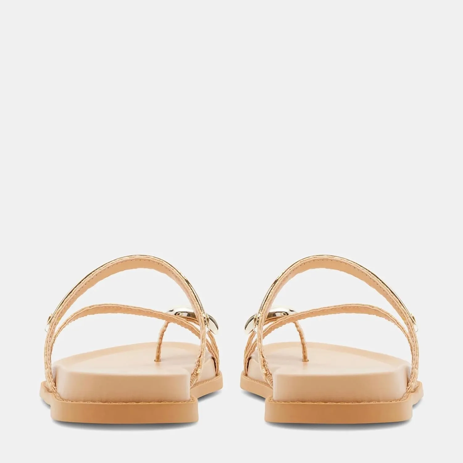 Toe Ring Thong Sandals for Women Open Toe Strappy Flat Sandals Casual Summer Dressy Beach Slide Sandals