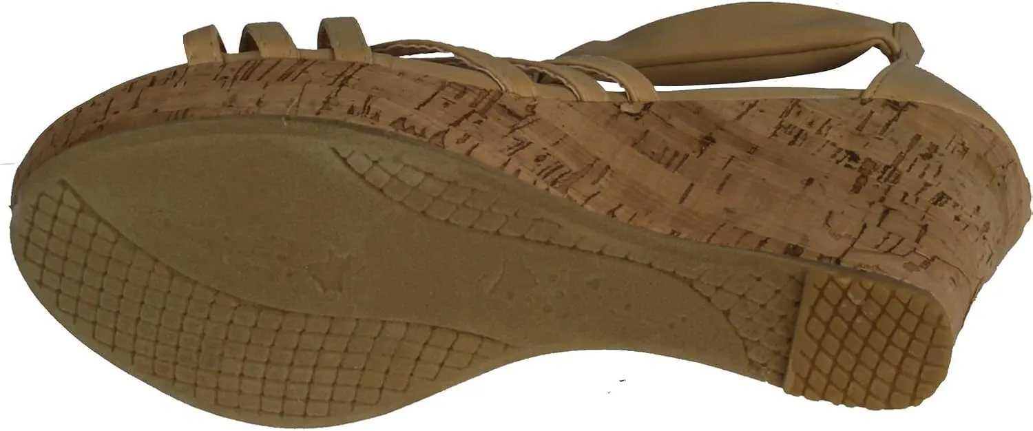 TOP Moda Women's Ds-6 Wedge Sandals