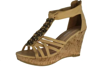TOP Moda Women's Ds-6 Wedge Sandals