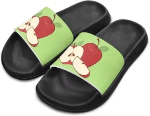 UNICEU Fruit Print Slides Sandals for Kids Quick Dry Comfortable Shower Slippers Slip On Open Toe Water Shoes for Beach