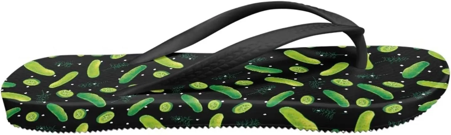 UNICEU Womens Flip Flops Casual Comfortable Soft Footbed Beach Thong Sandals Non-Slip Quick Dry Bathroom Shower Shoes