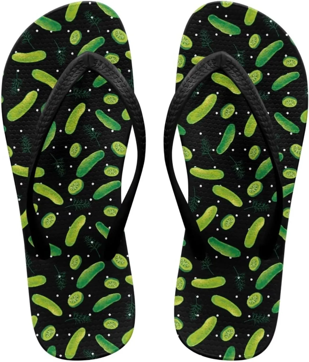 UNICEU Womens Flip Flops Casual Comfortable Soft Footbed Beach Thong Sandals Non-Slip Quick Dry Bathroom Shower Shoes