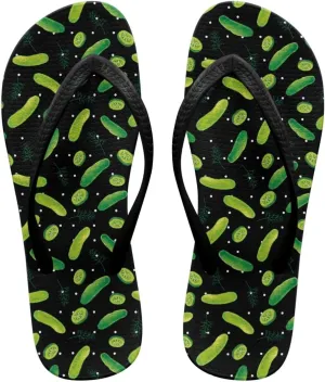 UNICEU Womens Flip Flops Casual Comfortable Soft Footbed Beach Thong Sandals Non-Slip Quick Dry Bathroom Shower Shoes