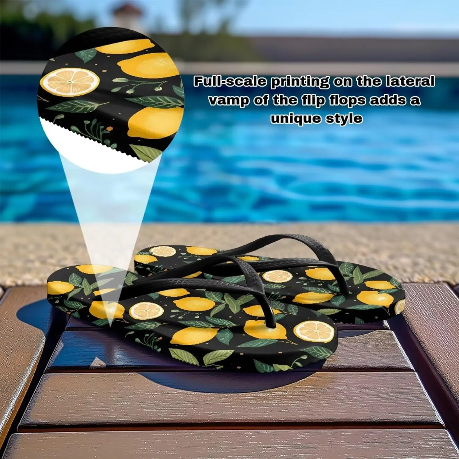 UNICEU Womens Flip Flops Casual Comfortable Soft Footbed Beach Thong Sandals Non-Slip Quick Dry Bathroom Shower Shoes