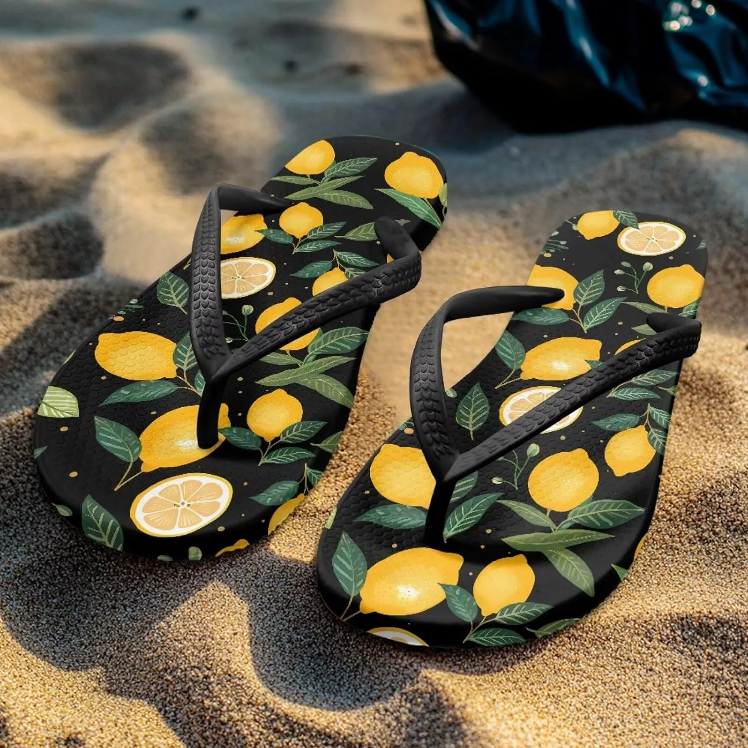 UNICEU Womens Flip Flops Casual Comfortable Soft Footbed Beach Thong Sandals Non-Slip Quick Dry Bathroom Shower Shoes