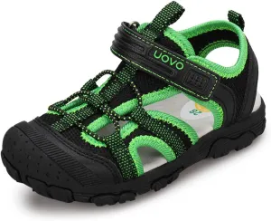 UOVO Boys Sandals Kids Sandals Hiking Athletic Closed-Toe Beach Summer Sandals for Boys Quick-Dry Non-Slip