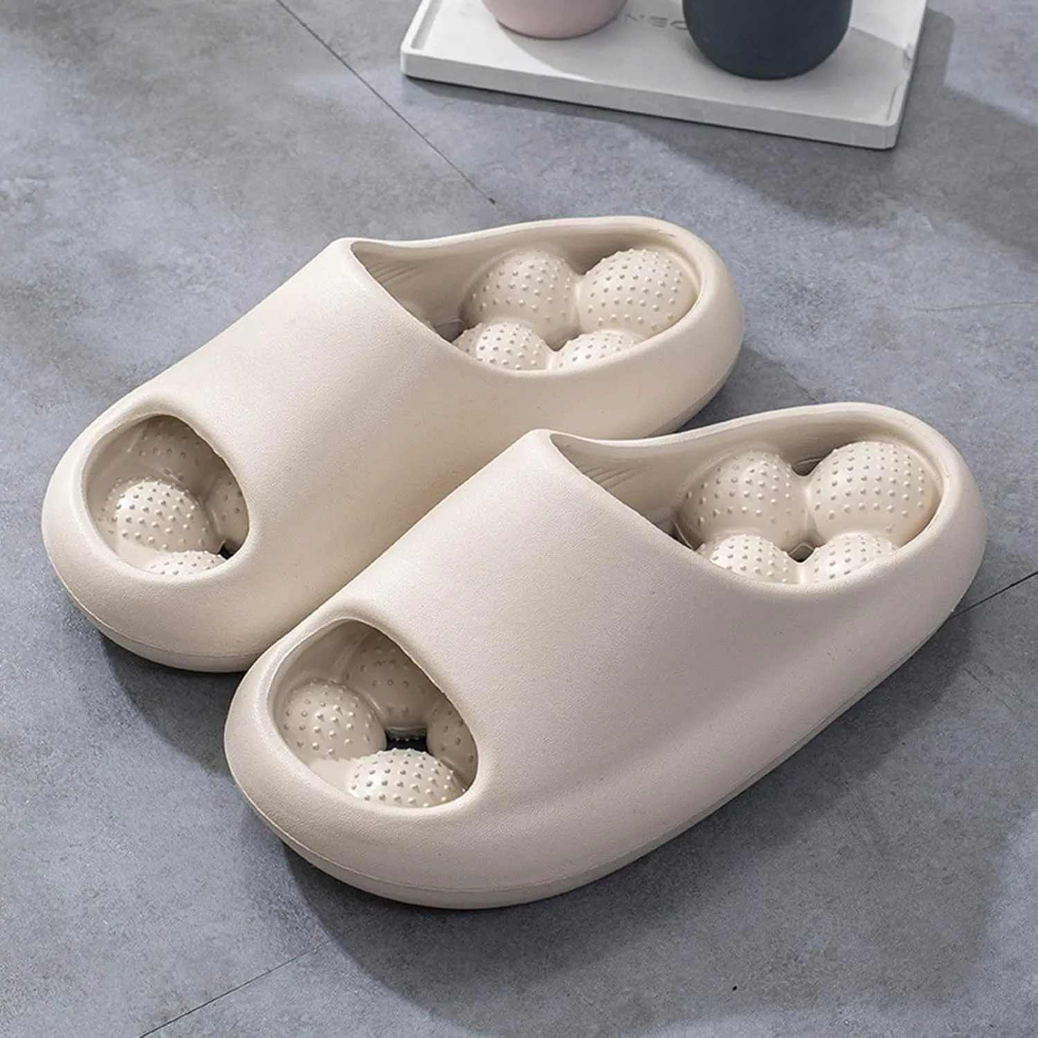 Vacation Sandals for Women Quick Drying Non Slip Slippers Memory Foam Slides Women's Breathable Casual Sandals