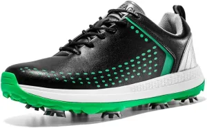 VEACAM Mens Golf Shoes Waterproof Golf Trainers Outdoor Golfing Sports Shoes Casual Ligthweight Golf Sneakers