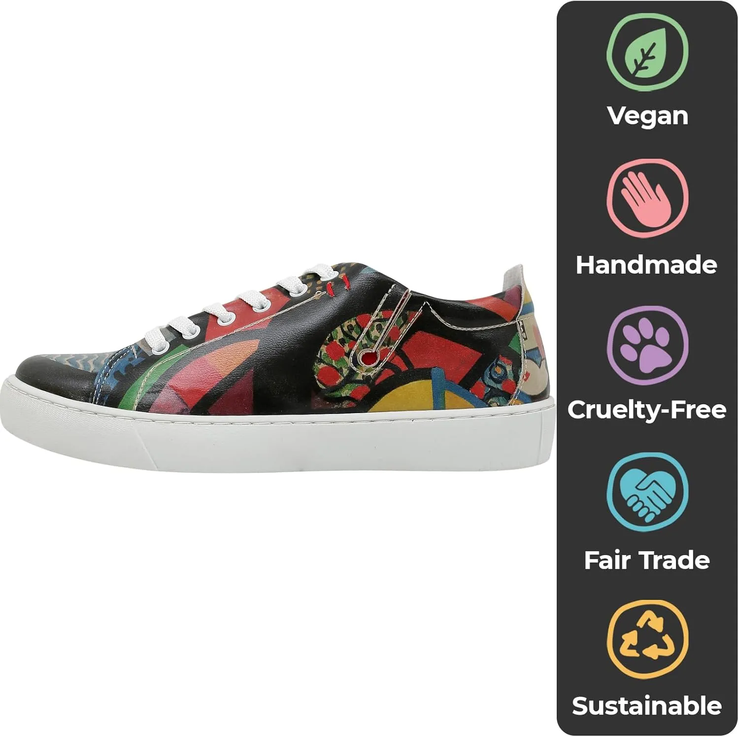 Vegan Leather Sneakers for Women - Handmade and Unique Fashion Sneakers for Women