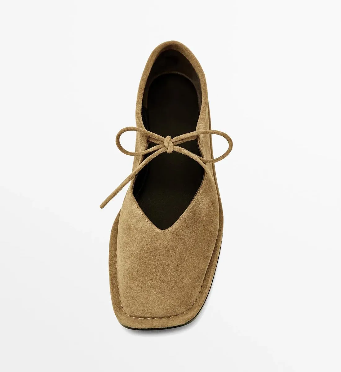 Vertundy Square Toe Ballet Flats Shoes for Women Adjustable Strap Mary Jane Flats