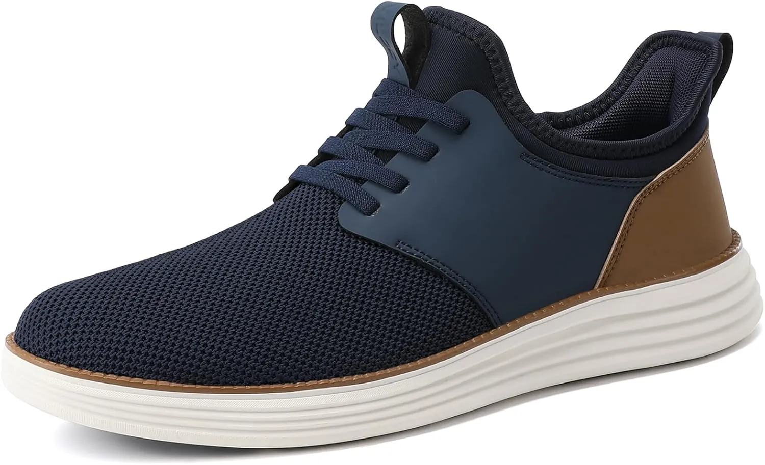 VILOCY Mens Slip On Casual Dress Shoes Hands Free Fashion Sneakers Mesh Tennis Walking Work Shoes Comfortable Breathable Lightweight Non Slip