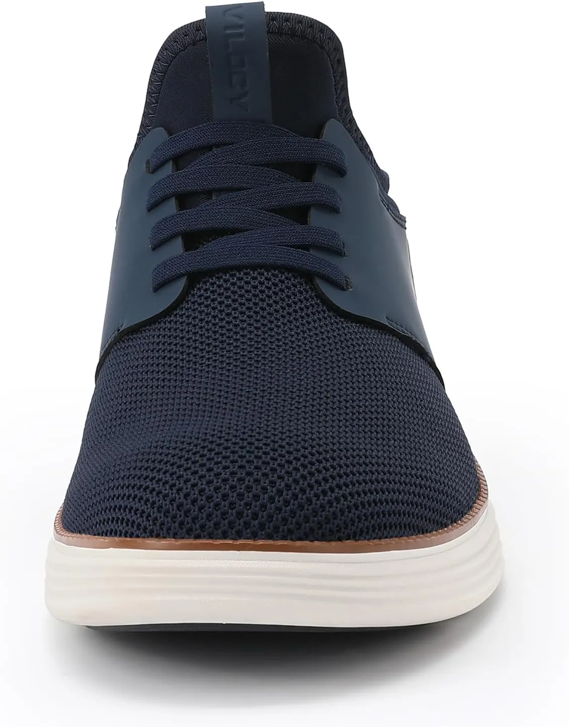 VILOCY Mens Slip On Casual Dress Shoes Hands Free Fashion Sneakers Mesh Tennis Walking Work Shoes Comfortable Breathable Lightweight Non Slip
