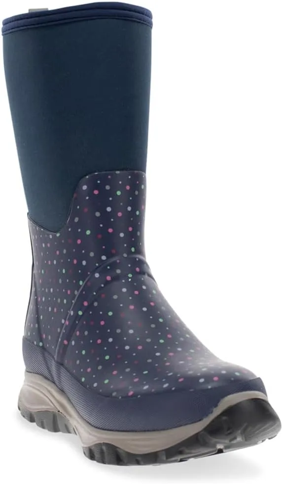 Western Chief Women's Dainty Dot Neoprene Mid Cold Weather Boot