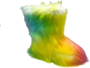 Wild Diva Melanie-21 Women's Faux Fur Fluffy Short Snow Mid-Calf Boots Warm Comfortable Outdoor Furry Shoes