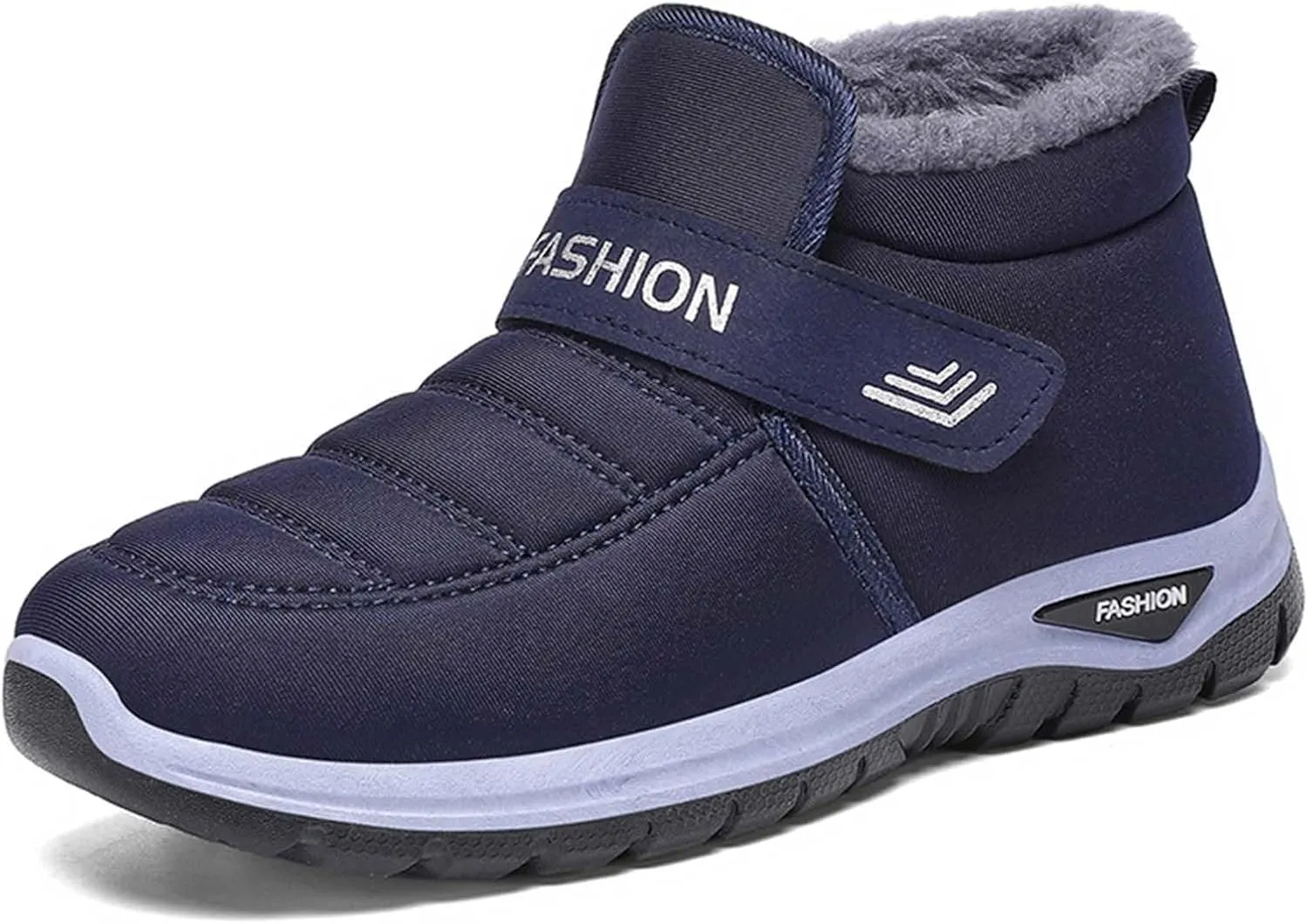 Winter Boots for Women Faux Fur Snow Boots Warm Lined Short Anti-Slip Outdoor Indoor Flat Furry Fluffy Shoes