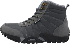 Winter High Top Lace Up and Cotton Outdoor Hiking Shoes for Men Mens Leather Sneaker Men's Fashion Men Shoes