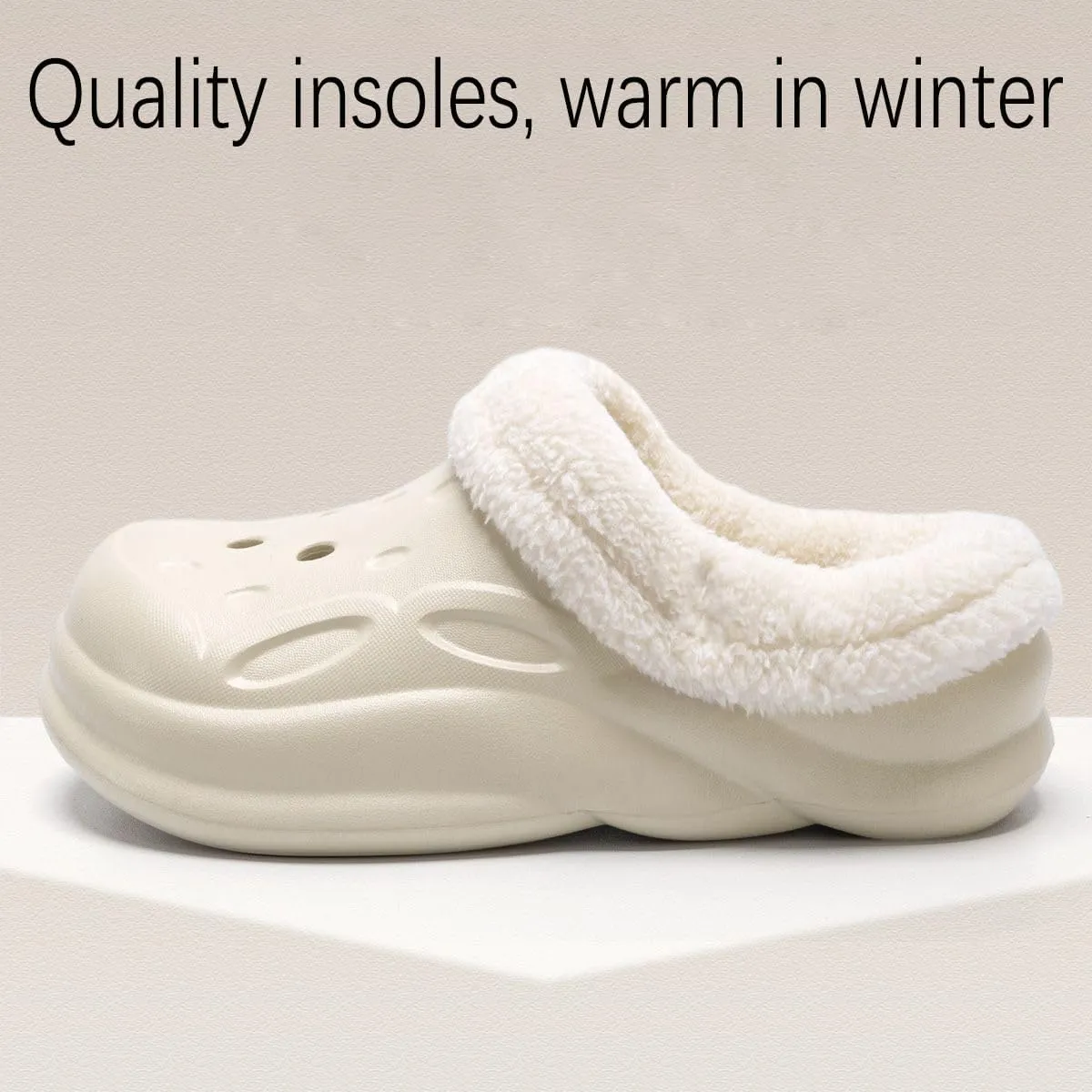 Winter Replacement Fur Insoles, Warm Insoles 2 Pairs, Unisex Home Slippers Insert Warm Insoles, Removable and Washable Fur c Insoles for Shoes, Boots, Slippers. (Black   White, 10-10.5)