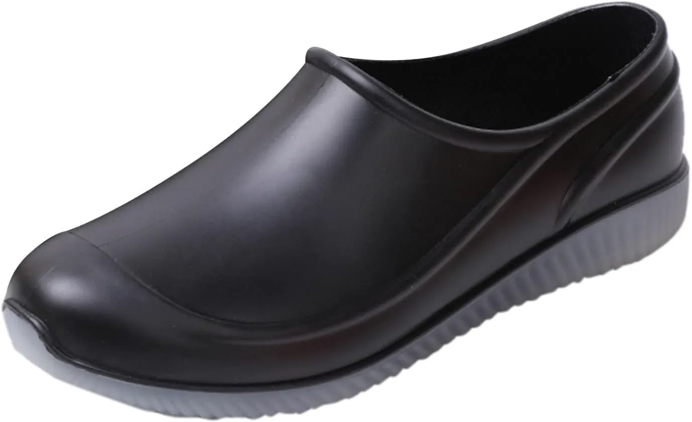 Women Rain Boots Ankle Rainboot Slip On Short Rain Boots Garden Boots Wide Width Waterproof Slip On Rain Shoes