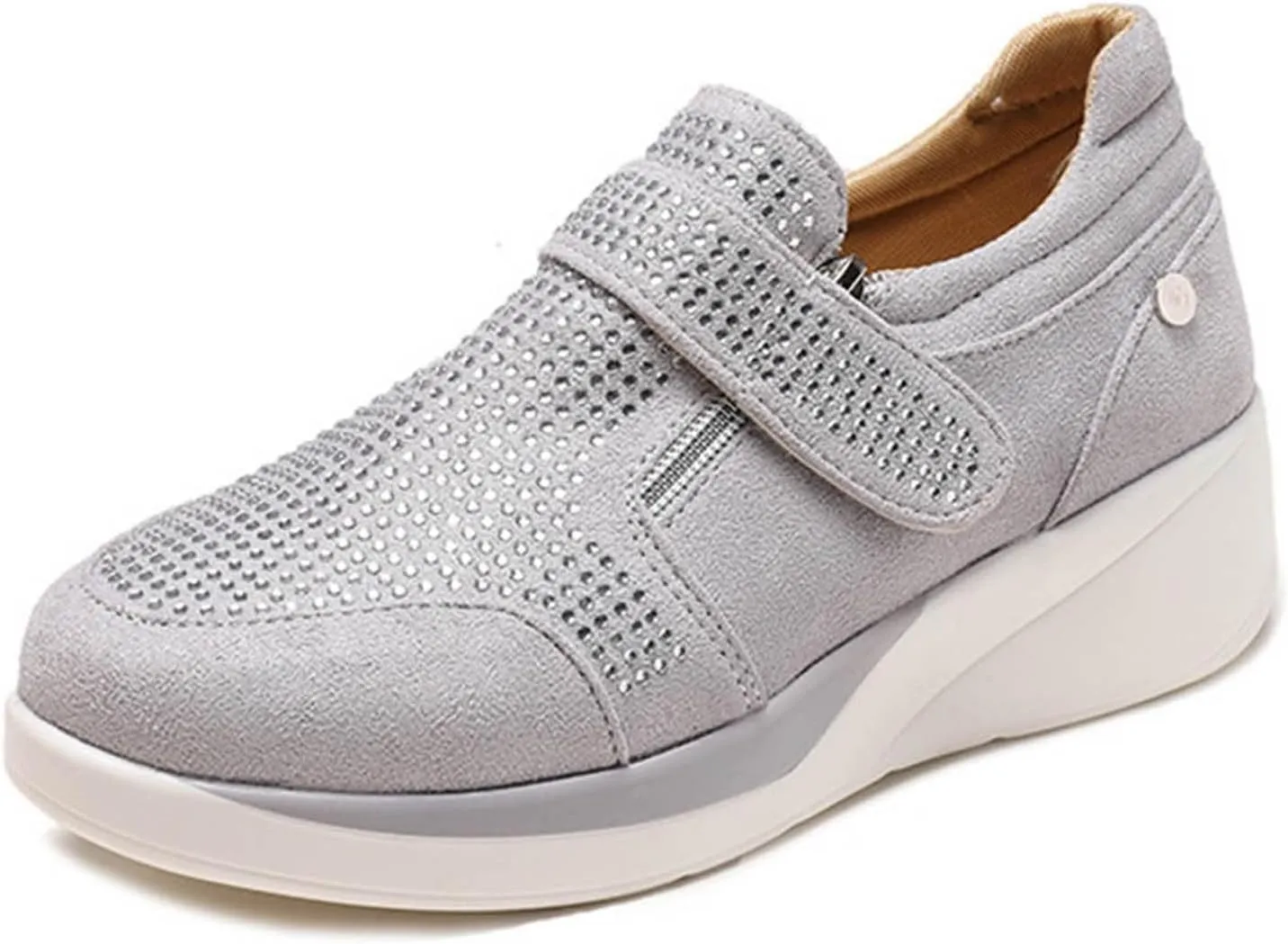 Women Walking Shoes with Arch Support Orthopedic Shoes for Women Comfortable Running Shoes Breathable Mesh Womens Slip On Sneakers Tennis Shoes Lightweight Casual Air Cushion Sneakers