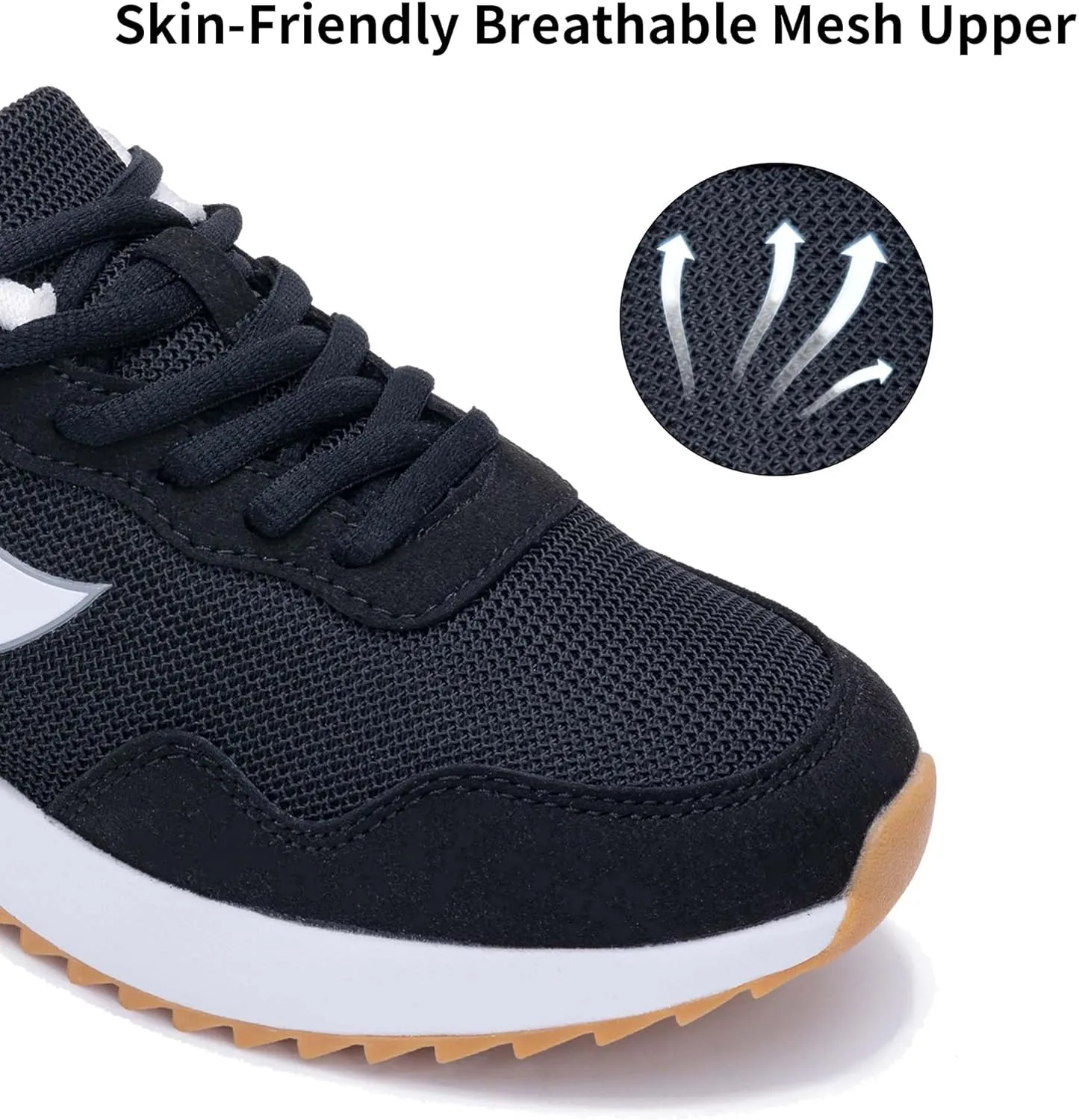 Womens Classic Tennis Shoes Fashion Sneakers Casual Retro Comfort Non Slip Walking Skate Shoe Running Trainers Footwear 6-11