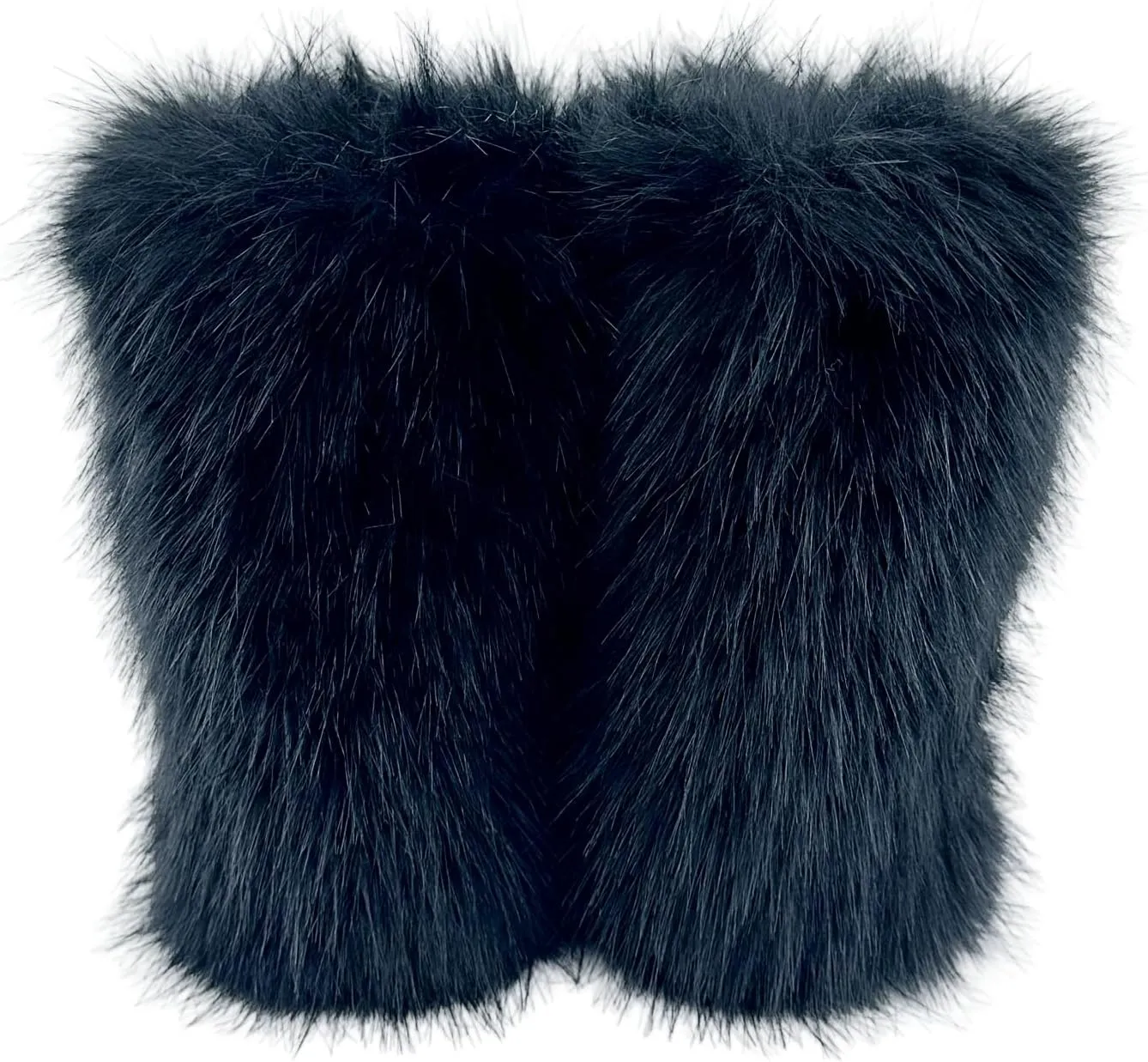 Women's Faux Fur Boots, Furry Fuzzy Mid Calf Snow Boots Y2k, Winter Warm Comfortable Fluffy Boots, Outdoor Indoor Flat Fur Shoes