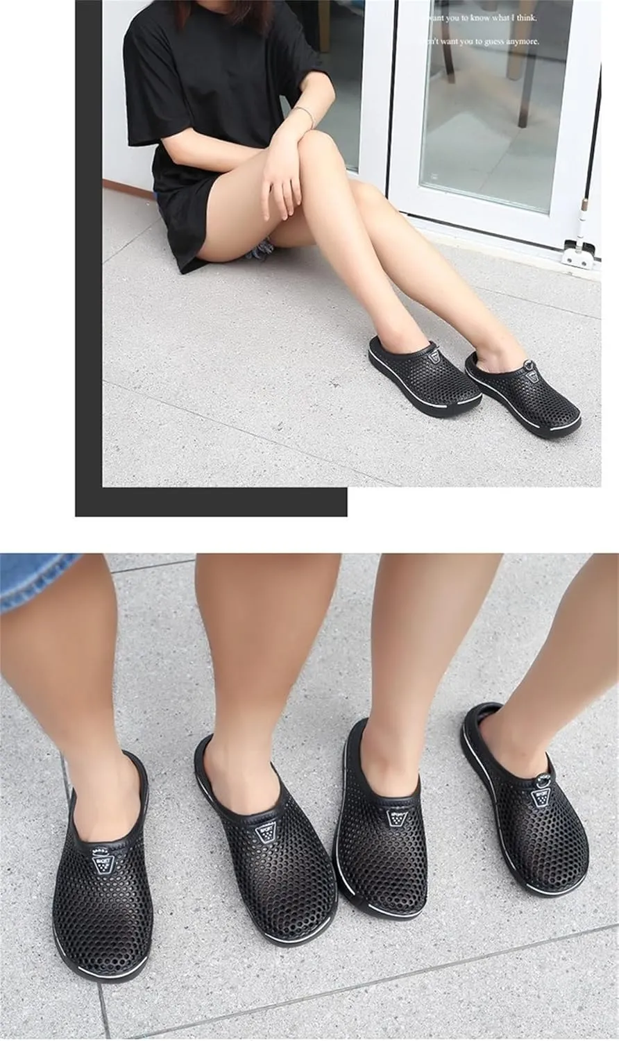 Women's Men's Breathable Clogs Garden Clogs Shoes Casual Slippers Unisex Quick Drying Sandals Anti-Skid Beach Shoes