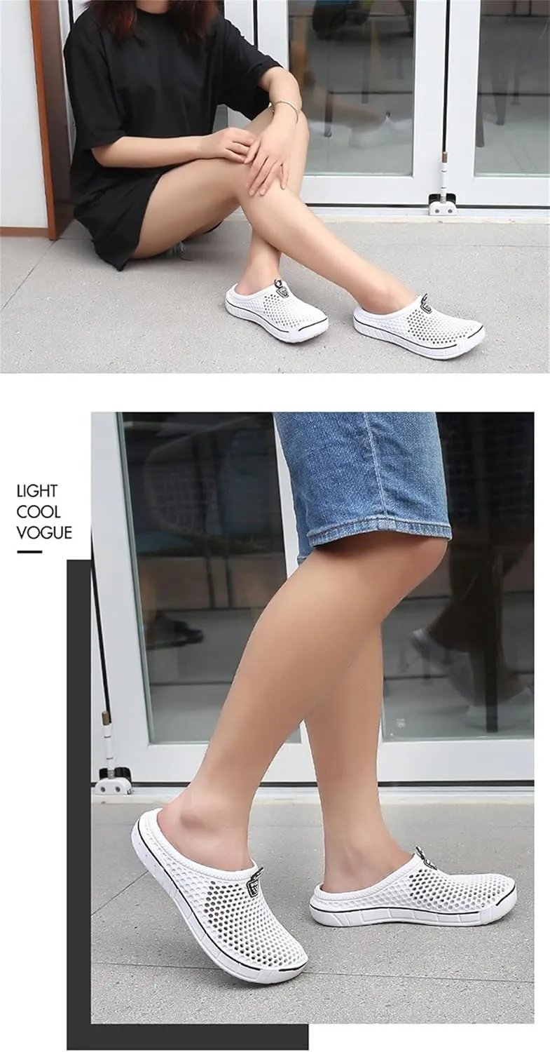 Women's Men's Breathable Clogs Garden Clogs Shoes Casual Slippers Unisex Quick Drying Sandals Anti-Skid Beach Shoes