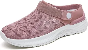 Women's Mesh Shoes Air Cushion Outdoor Hiking Shoes Fashion Loafers Slip-Ons Slippers Lightweight Beach Sandals Clogs for Women Men