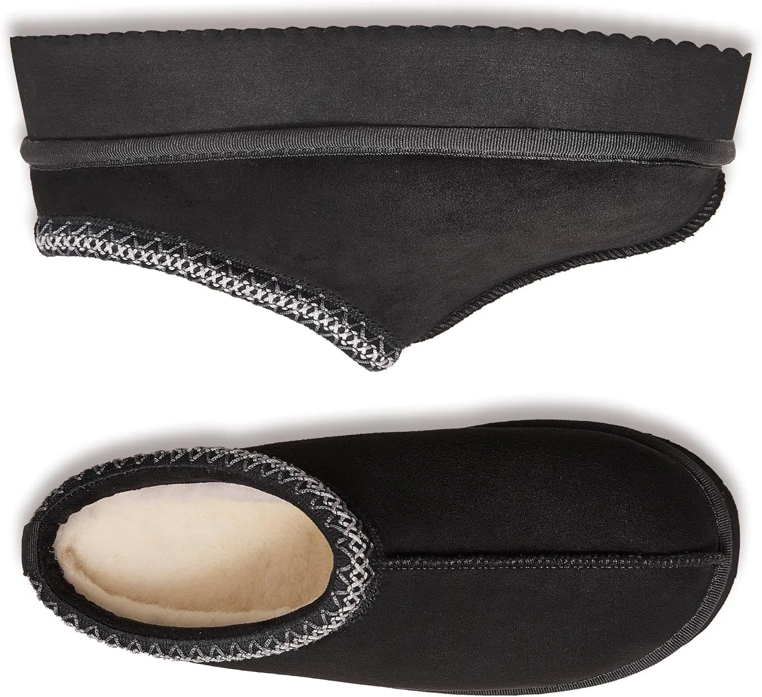Women's Slippers Platform Mini Boots Snow Winter Short Ankle Boot Slip-on Slippers Fluffy Warm Comfy Furry Shoes for Outdoor Indoor House
