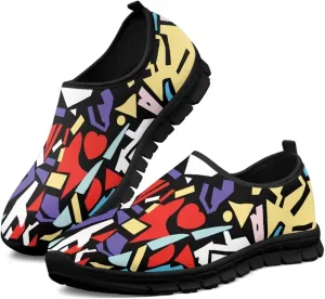 Women's Sneaker Casual Low Top Hiking Sneaker Flat Slip On Outdoor Soft Breathable Holiday Athletic Shoes for Womens