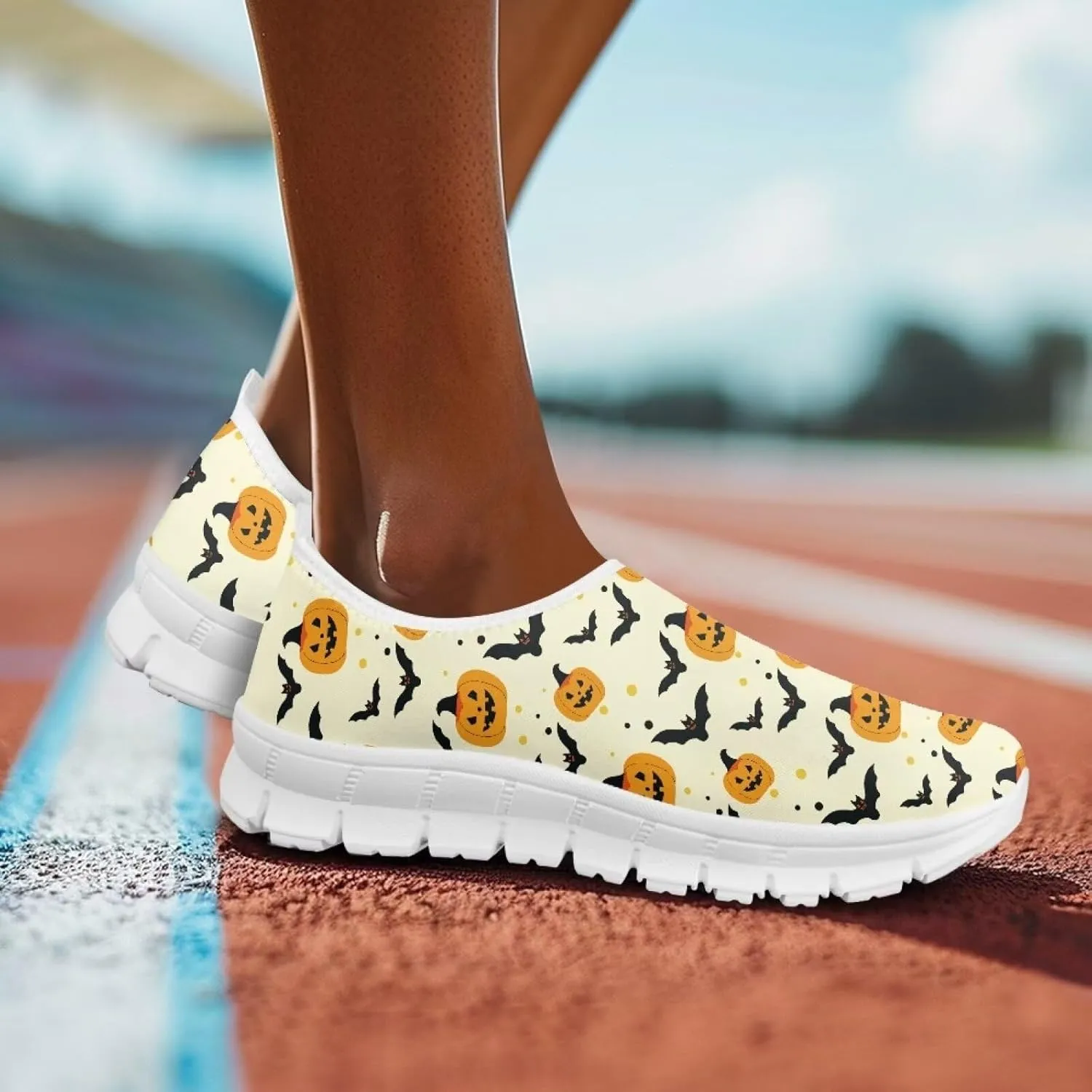 Women's Sneaker Casual Low Top Outdoor Walking Sneaker Soft Lightweight Breathable Slip On Summer Shoes for Ladies