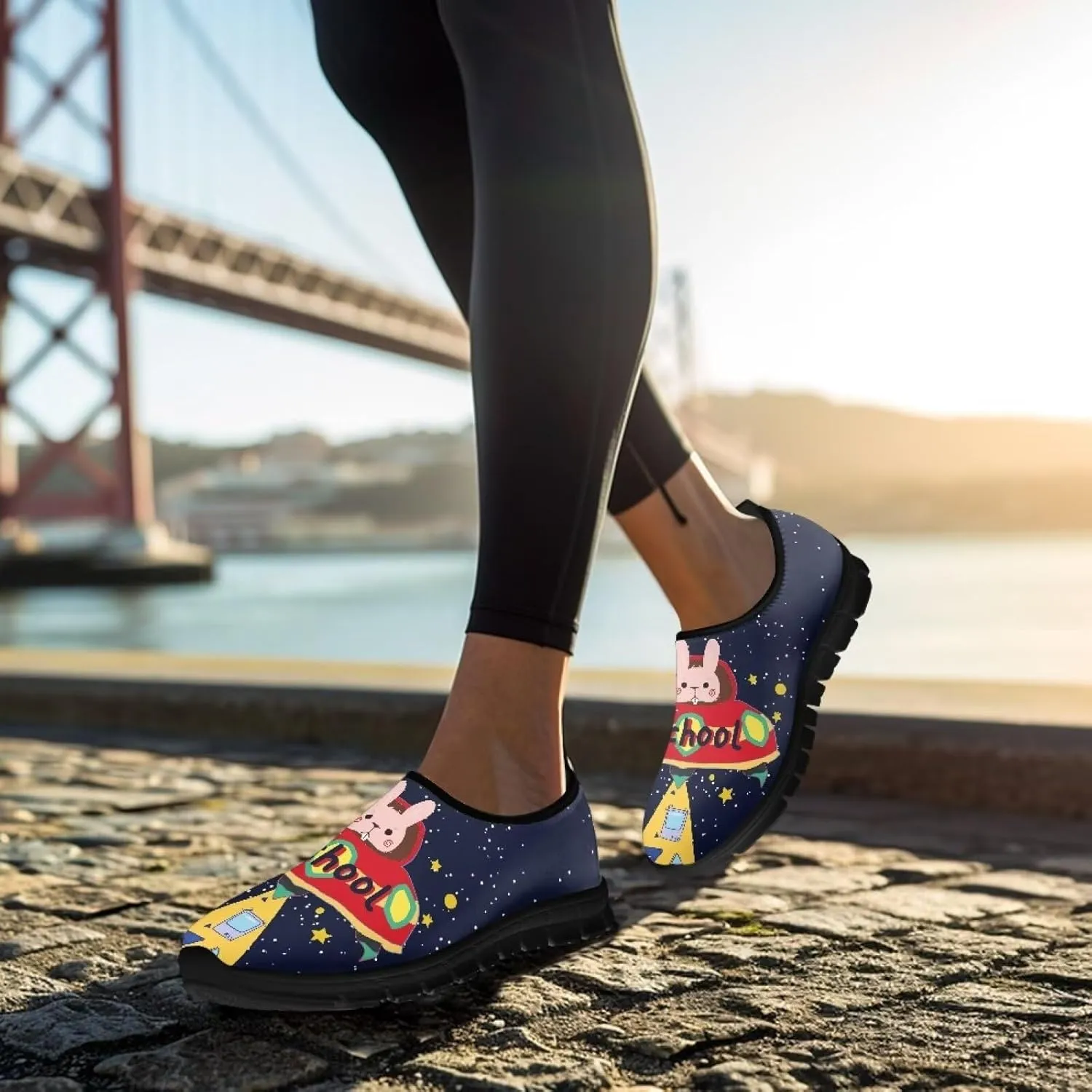 Women's Sneaker Casual Low Top Walking Sneaker Outdoor Lightweight Slip On Breathable Shoes for Women