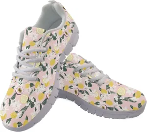Womens Sports Trainer Running Sneakers Girls Causal Travel Shoes Outdoor Walking Low Heel Lace up Shoe Breathable Flexible for Lady