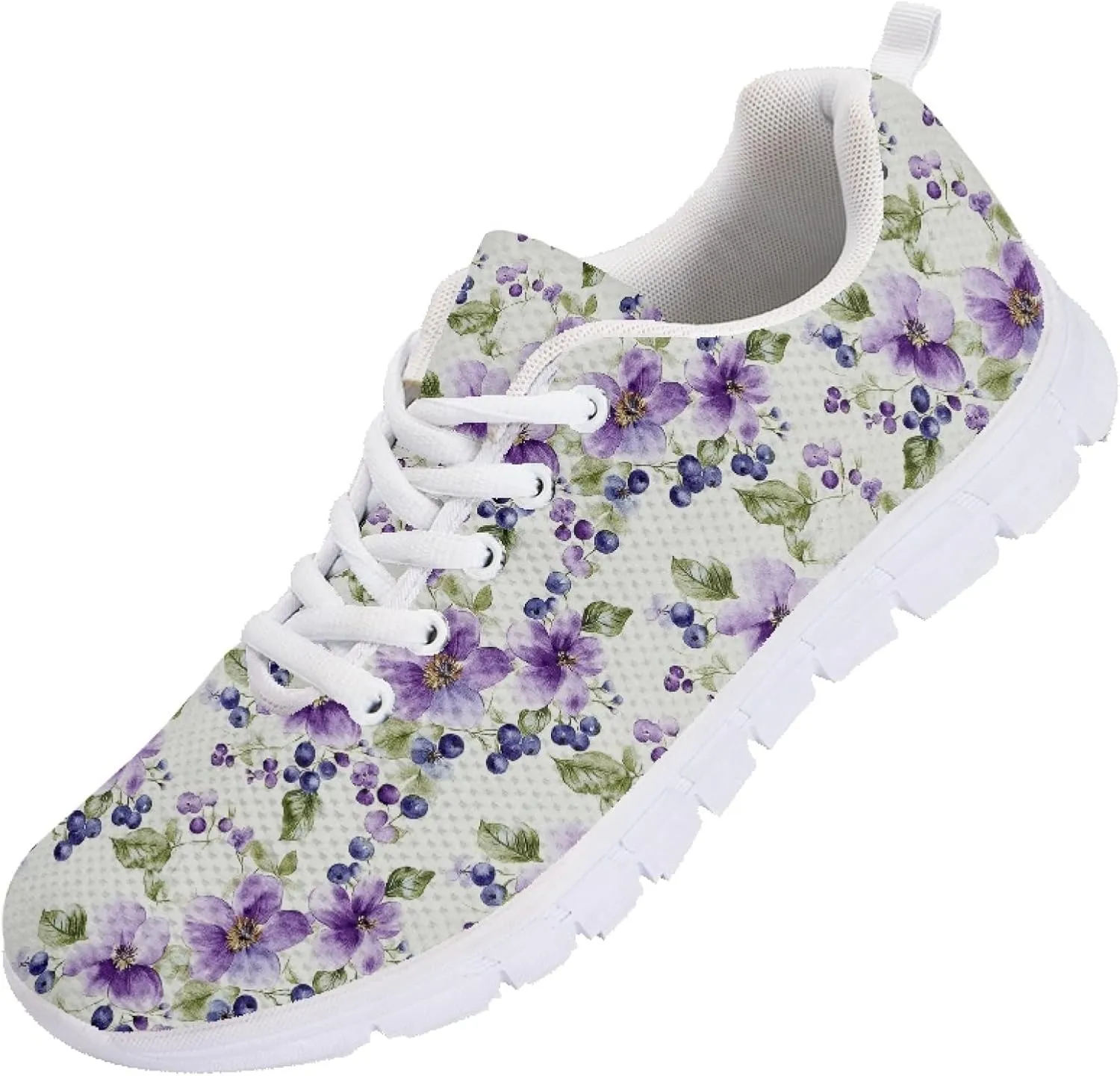 Womens Sports Trainer Shoes Girls Running Causal Travel Sneakers Outdoor Walking Low Heel Lace up Breathable Lightweight Shoe