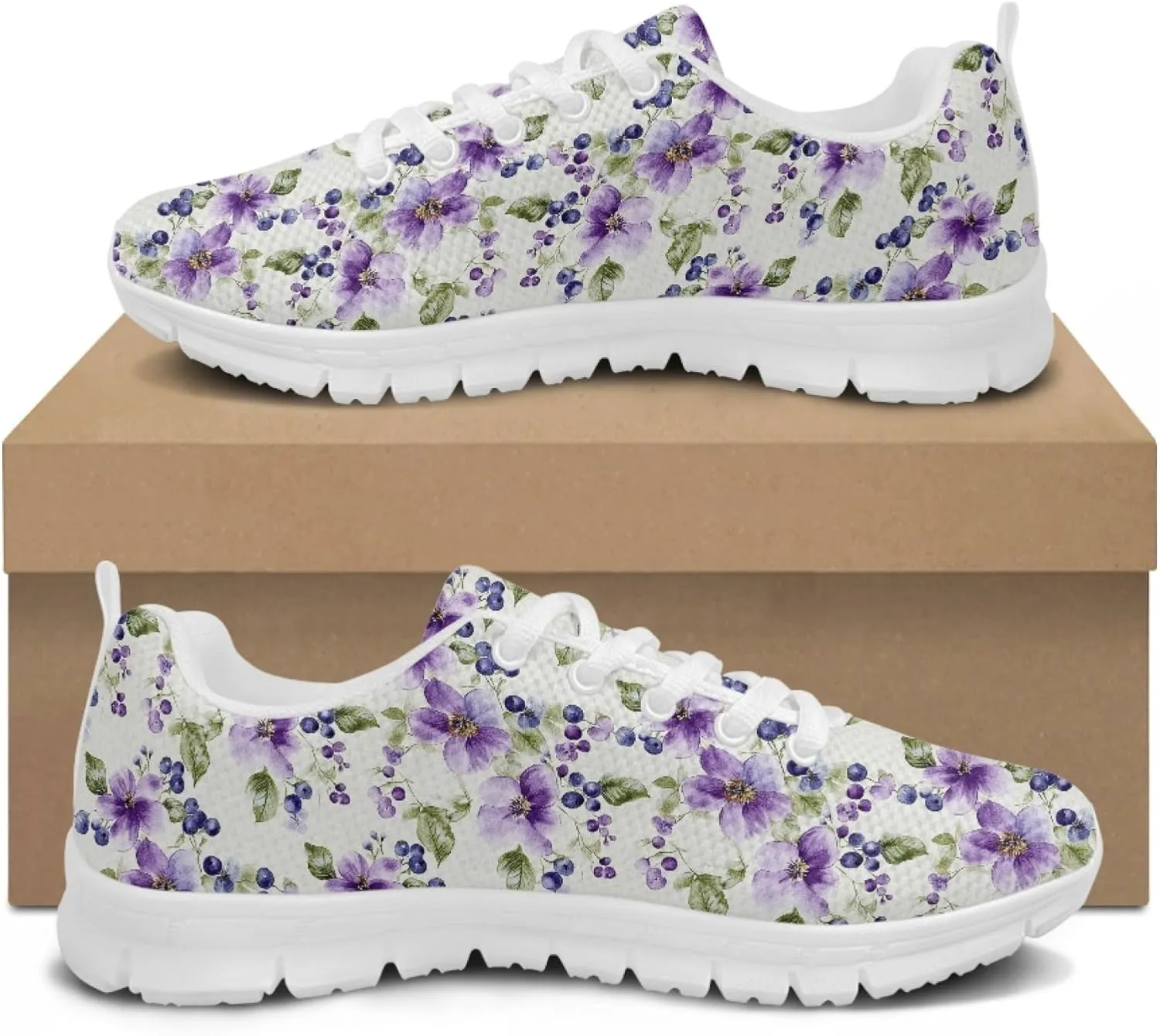 Womens Sports Trainer Shoes Girls Running Causal Travel Sneakers Outdoor Walking Low Heel Lace up Breathable Lightweight Shoe
